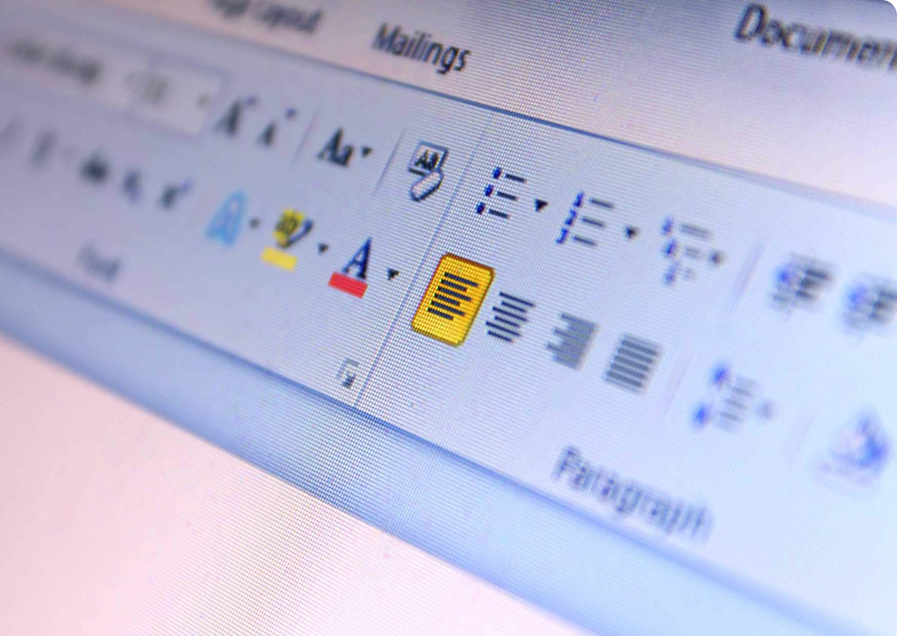 Advanced Training on MS Word