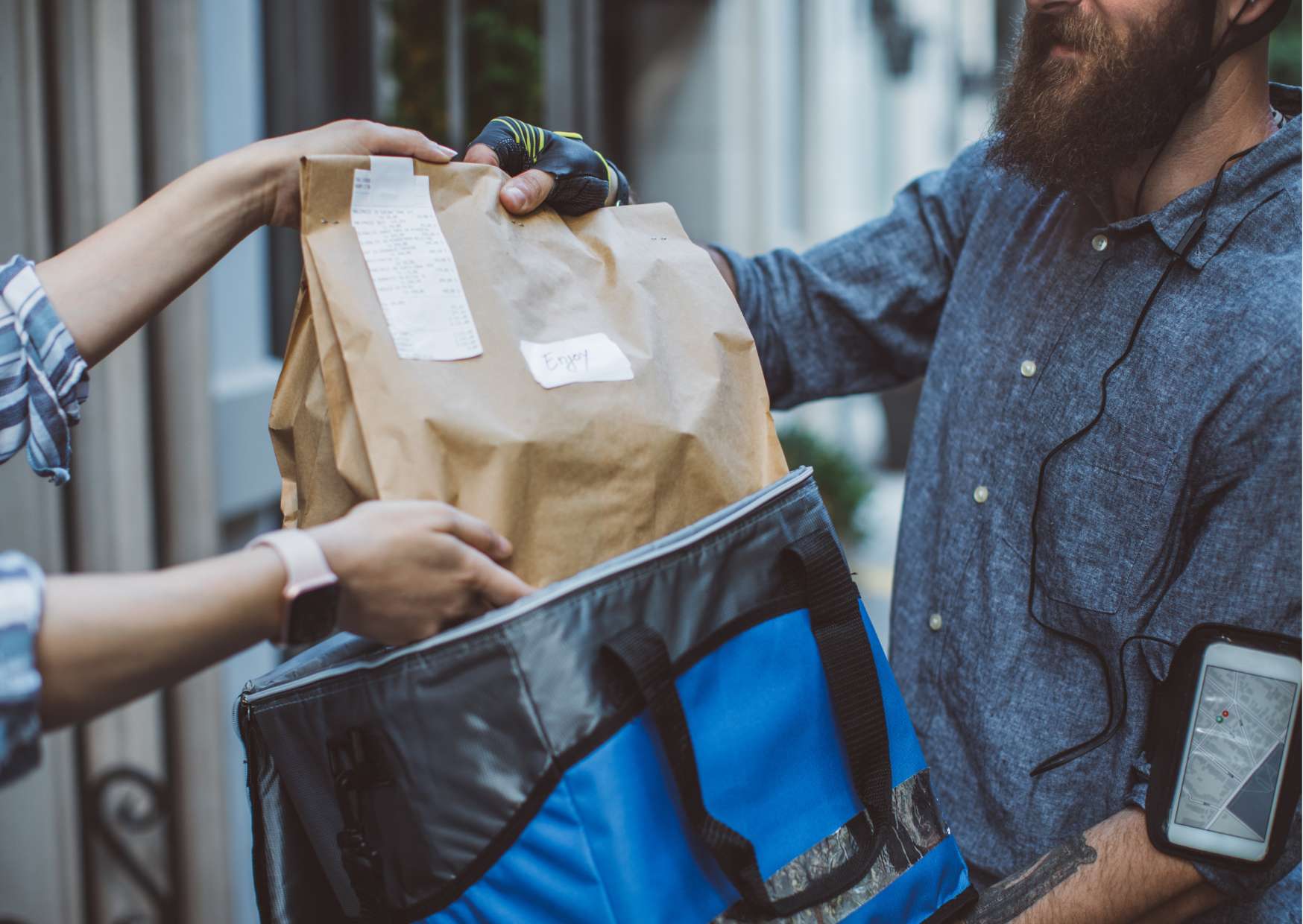 Dynamics of Food Delivery in the USA