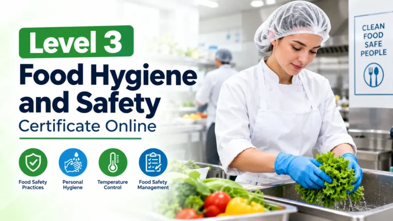 Level 3 Food Hygiene and Safety Certificate Online